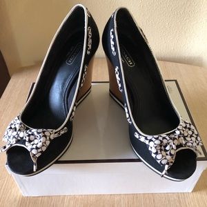 Women Coach Wedge Heel